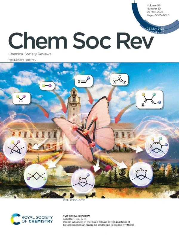 Chem Soc Rev journal cover by Rafeeque Mavoor