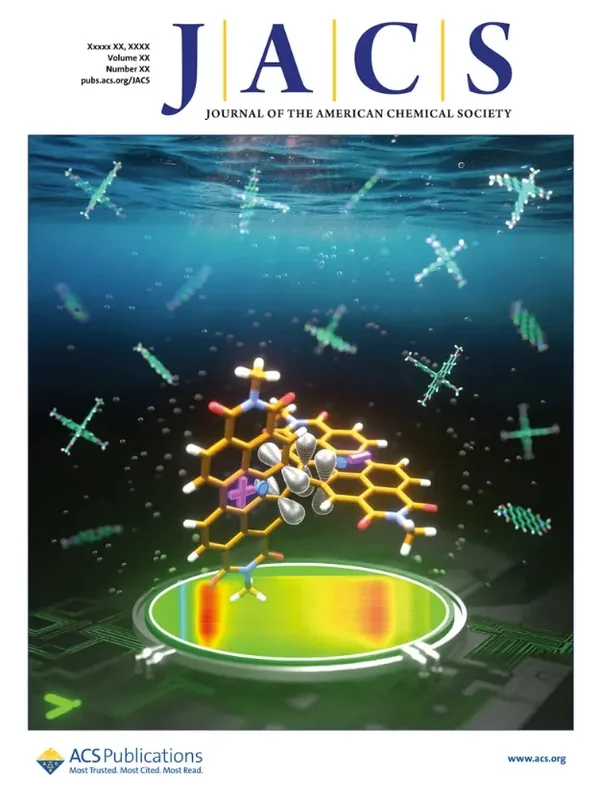 JACS journal cover by Rafeeque Mavoor