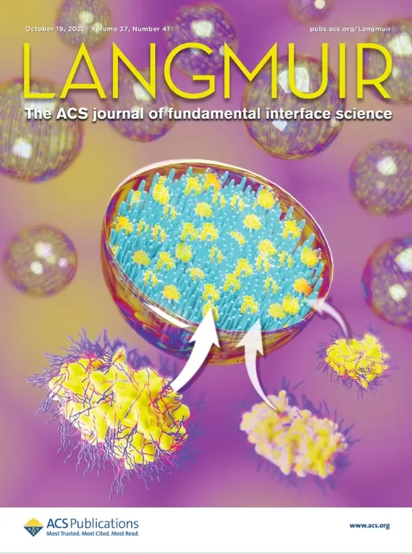 Langmuir journal cover by Rafeeque Mavoor
